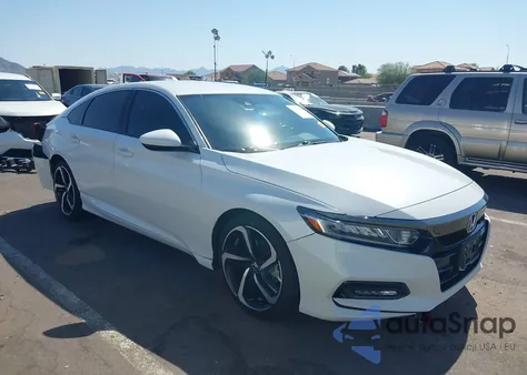 2018 Honda Accord Sport z USA, uszkodzony, nr VIN 1HGCV1F30JA172094